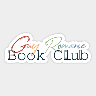 Gay Romance Book Club Sticker